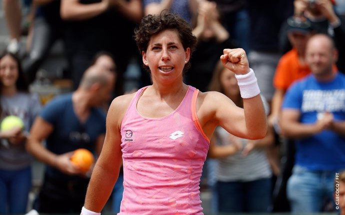 Carla Suárez en Roland Garros 