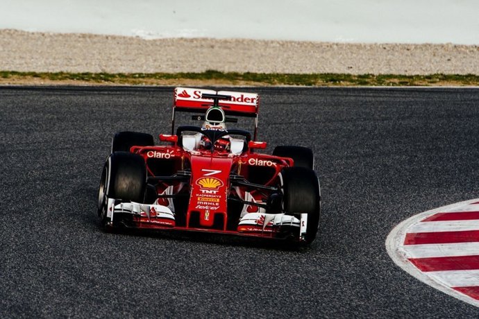 Kimi Raikkonen prueba el 'Halo'