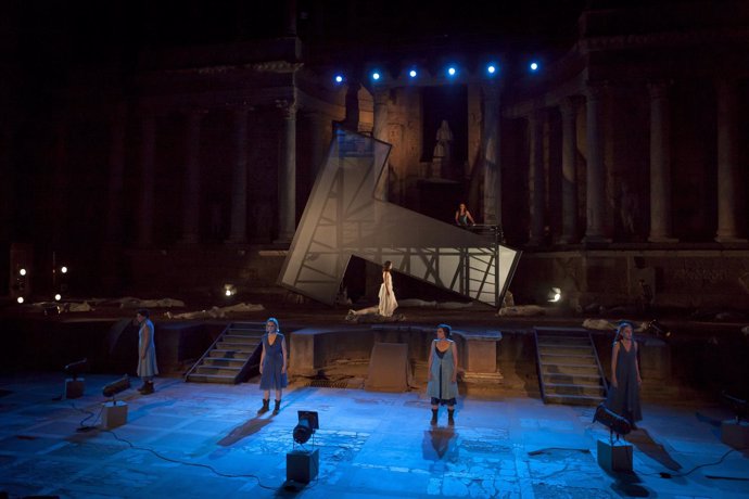 Troyanas en el Teatro Romano