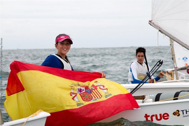 María Perelló, campeona del Mundo de Optimist
