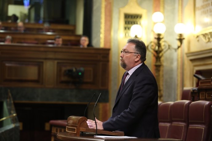 El diputado de Foro Asturias, Isidro Matínez Oblanca, en el Congreso