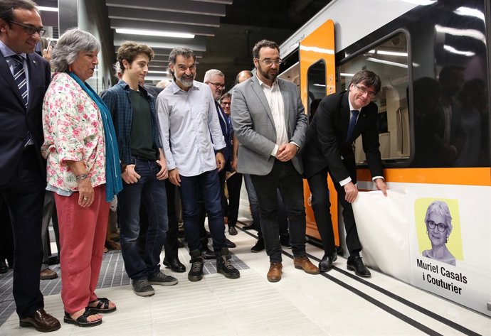 Inauguració de l'últim tram dels FGC a Sabadell
