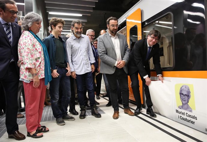 Inauguració de l'últim tram dels FGC a Sabadell