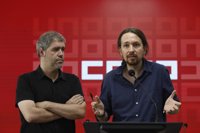 Iglesias lamenta la muerte de Blesa pero recuerda a "las víctimas del saqueo" que se han suicidado