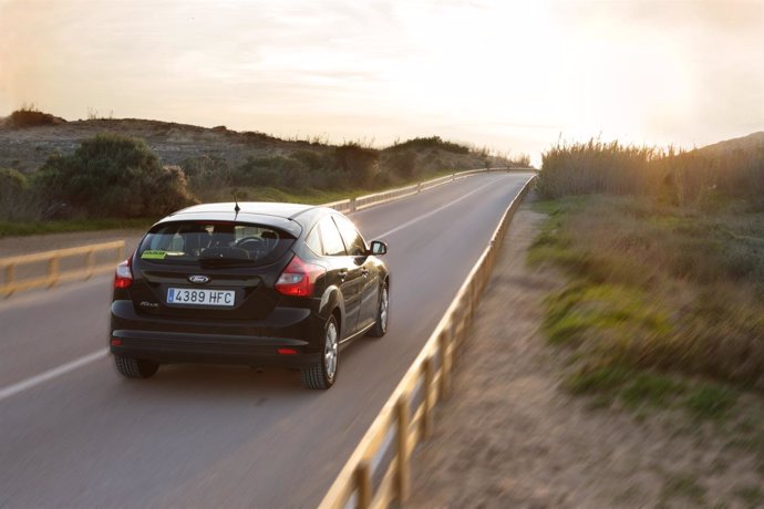 Coche en una carretera