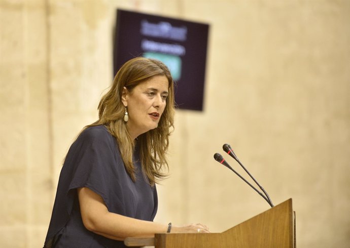 La Consejera De Educación De La Junta De Andalucía, Sonia Gaya, En El Pleno Del 