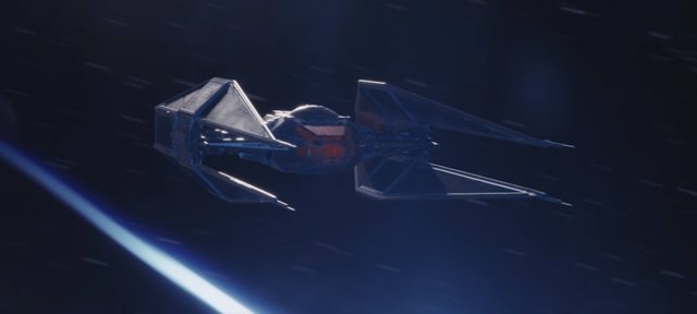 Tie Silencer, la nave de Kylo ren en Star Wars: The Last Jedi