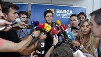 Sergi Roberto: "Me gustaría tener más minutos en el medio campo"