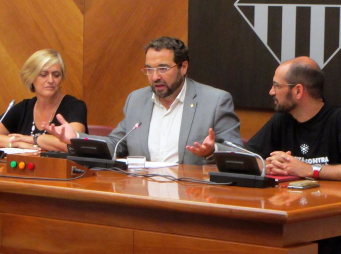 Juli Fernández en el pleno para despedirse del cargo de alcalde