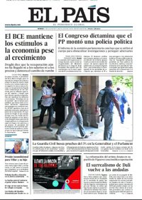 Las portadas de los periódicos de hoy, viernes 21 de julio de 2017