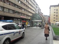 Fallece un varón al ser arrollado en la estación de Metro de Santutxu, en Bilbao