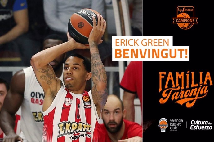 Erik Green ficha por el Valencia Basket