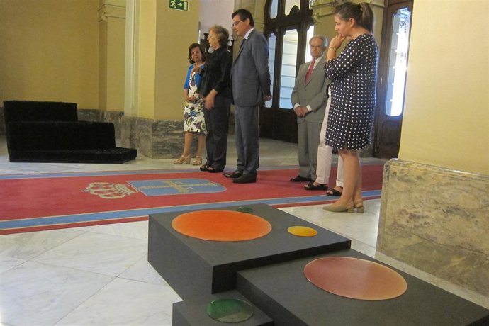 María Jesús Rodríguez presenta dos de sus obras en la muestra. 