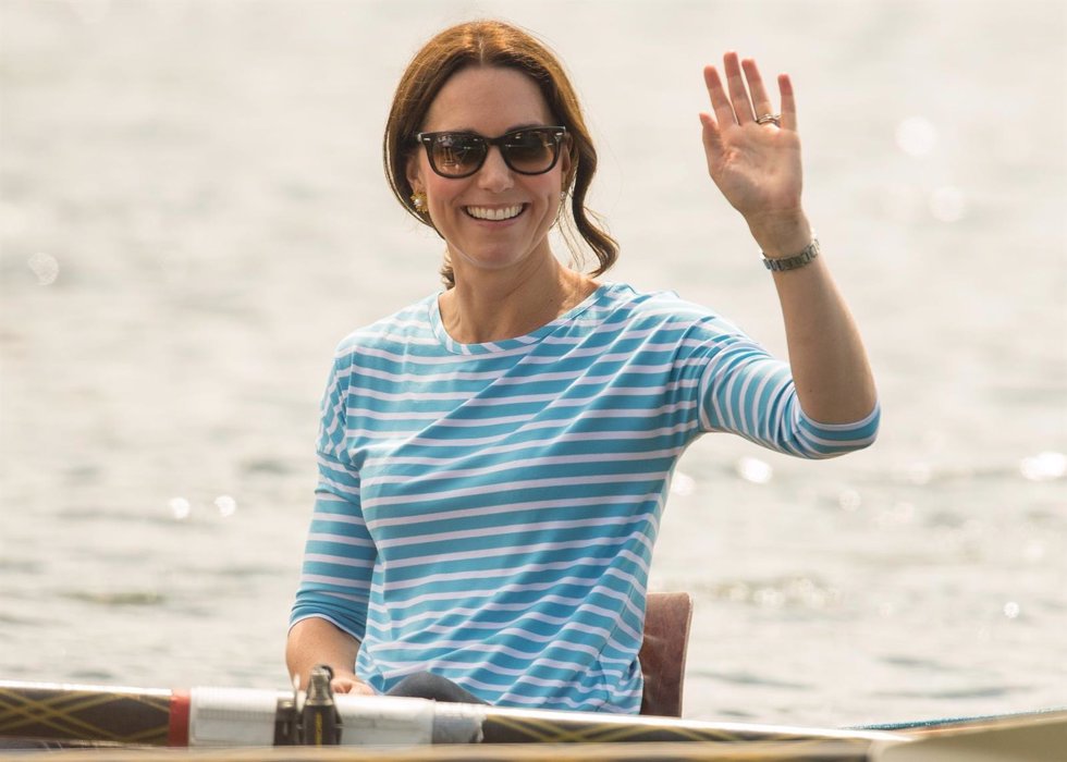 Las camisetas de rayas, la prenda fetiche de Kate Middleton