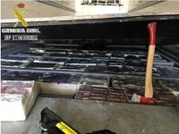 Detenido en Algeciras el conductor de un camión con 1.278 kilos de hachís en un doble fondo