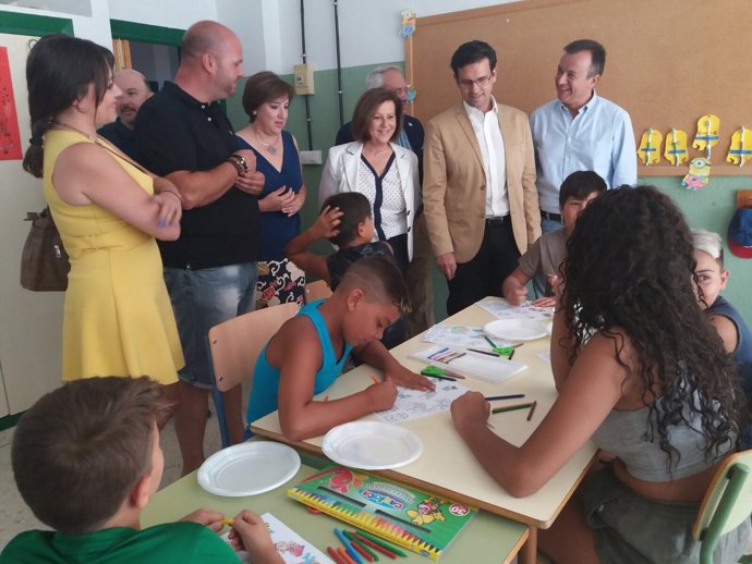 Sánchez Rubio en una escuela de verano de Granada