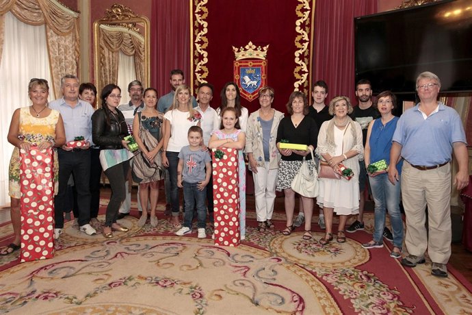 Entrega de los premios en el Ayuntamiento.