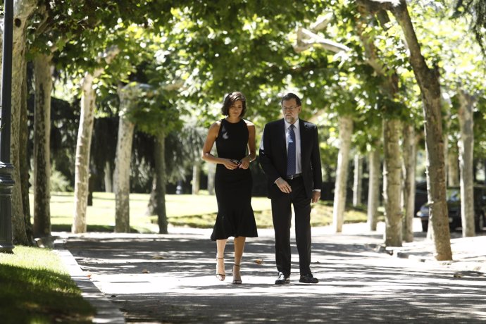 Rajoy recibe en Moncloa a Garbiñe Muguruza tras ganar Wimbledon