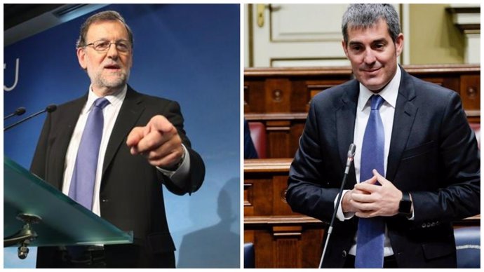 Mariano Rajoy y Fernando Clavijo