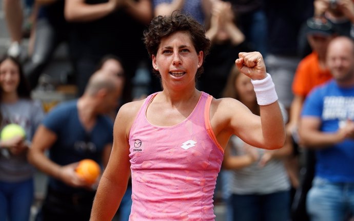 Carla Suárez en Roland Garros