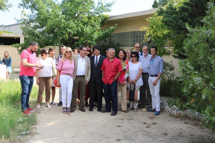 Mario Garcés en la Unidad de Media Estancia de la Fundación Rey Ardid