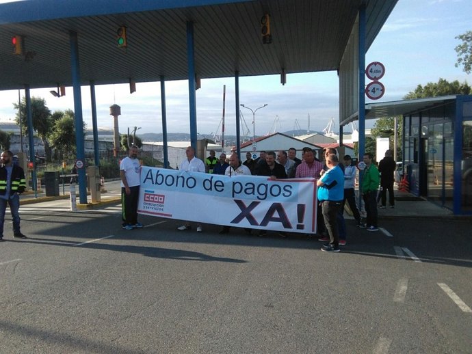 Protesta en Navantia