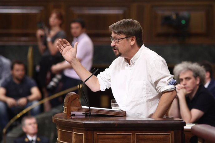 Xavier Domènech, portavoz de En Comú