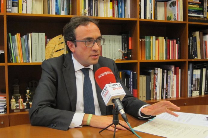 El conseller de Territorio y Sostenibilidad de la Generalitat, Josep Rull