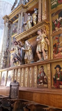  Palencia: Retablo De La Iglesia De Sta. Eulalia De Paredes