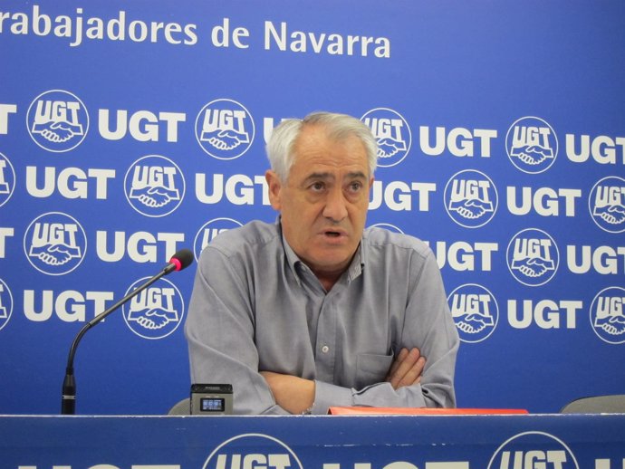 Jesús Santos, secretario general de UGT en Navarra
