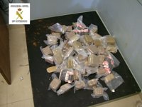 Detenido en Melilla el conductor de un coche con más de 23 kilos de hachís que pretendió darse a la fuga