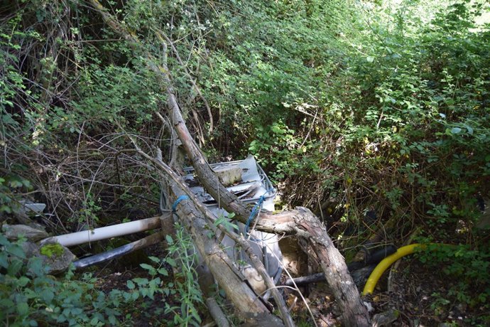 Imagen de la toma ilegal