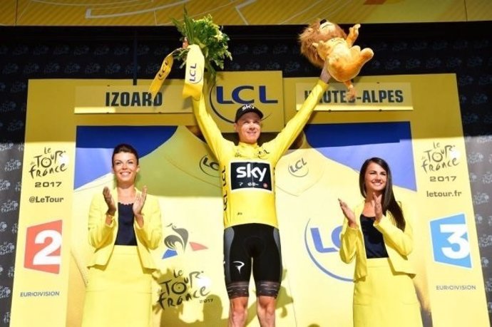 El ciclista británico Chris Froome