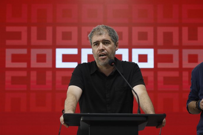 Unai Sord en roda de premsa