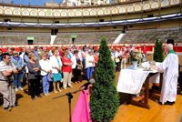 La Plaza de Toros acoge una misa en memoria de Iván Fandiño