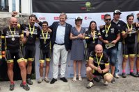 La prueba ciclista GAES Pilgrim Race llega a su fin en Santiago de Compostela tras ocho días de competición