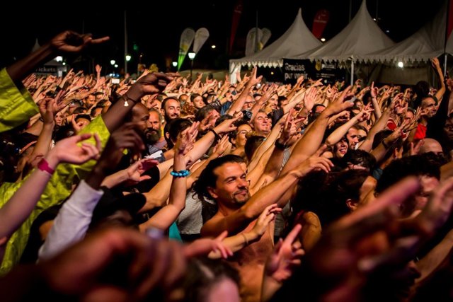 Público en Etnosur, en Alcalá la Real (Jaén)