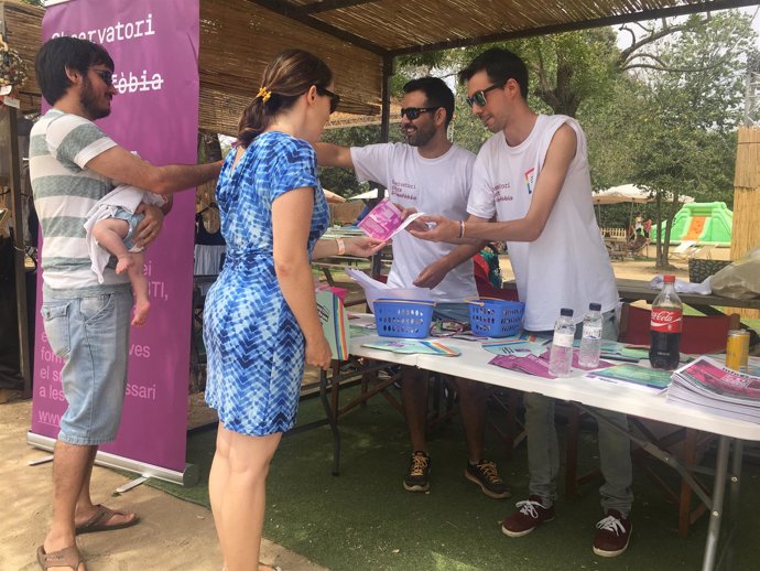 Acto del OCH en el Brunch In The Park de Barcelona