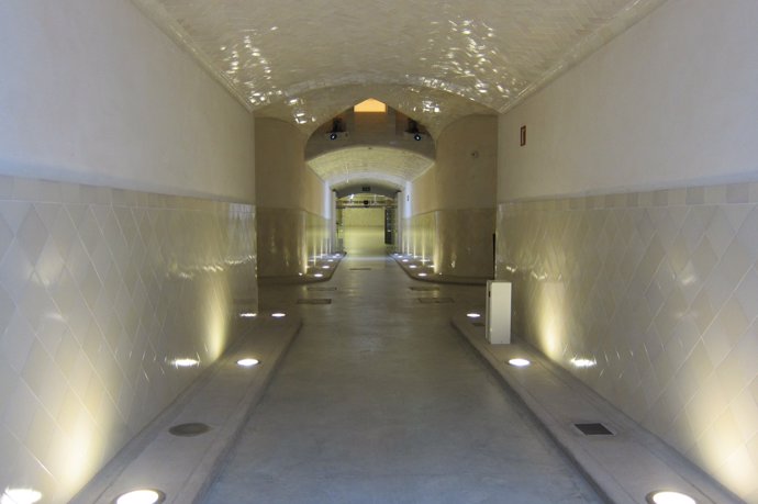 Un dels espais rehabilitats del Recinte Modernista de Sant Pau.