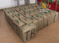 Intervenida una tonelada de hachís en Manilva en una operación con dos detenidos