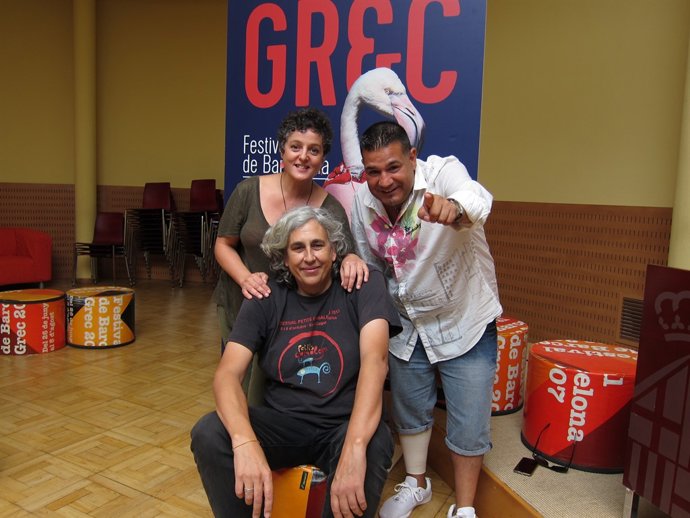 Equipo organitzador de l'espectacle 'Rumberos, pugin a l'escenari!'