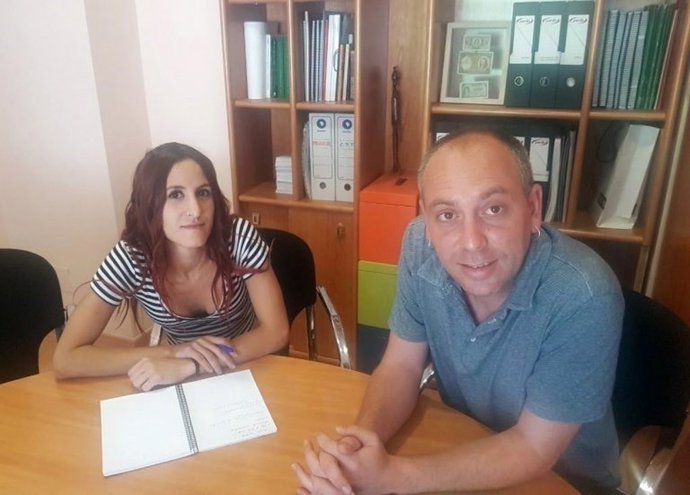 Alba y Durán durante la reunión