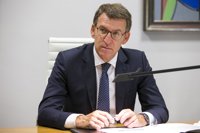 Feijóo reivindica la Constitución y el Estatuto de Galicia para "actuar sin menoscabar la unidad del país"