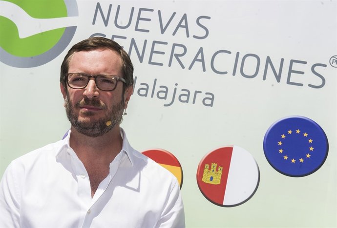 Javier Maroto en un acte de NNGG en Atienza (Guadalajara)