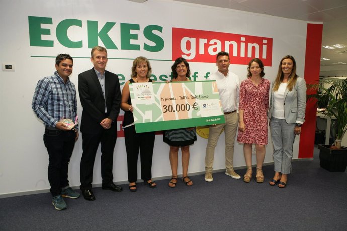 Eckes-Granini dona 30.000 euros para personas adultas con discapacidad