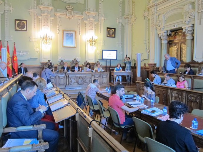 Pleno en el Ayuntamiento de Valladolid