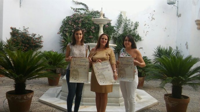 Barbero (centro) presenta las XIV Jornadas Medievales de Monturque