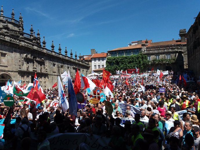 BNG Santiago manifestación 25 de julio Día da Patria