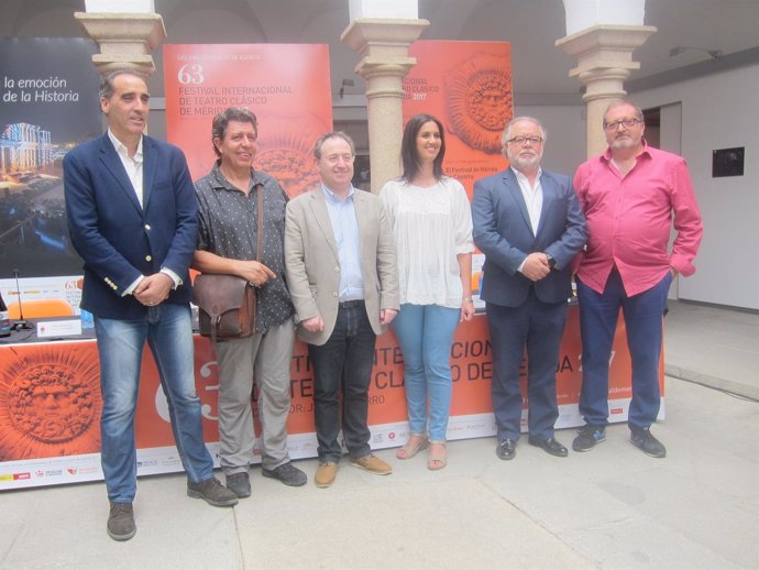 Presentación de las tres obras para el Festival de Mérida en Medellín (Badajoz)