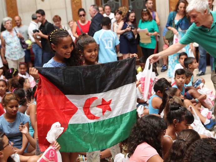 Niños saharauis en Madrid